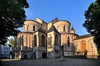 Chevet de l'église Sainte-Marie-du-Capitole, Cologne.