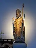 Statue de Saint Cado dans la chapelle éponyme de Belz