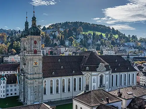L'église abbatiale, vue extérieure