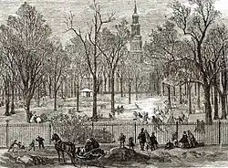 Saint John's park pendant l'hiver 1866