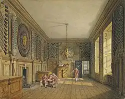 La salle des gardes.