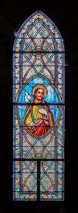 Vitrail représentant saint Joseph.