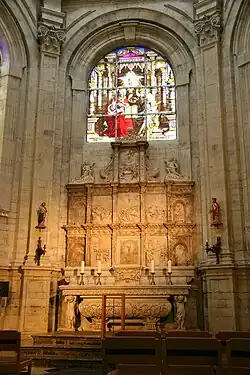Retable représentant des scènes de la Passion dans la chapelle Maes de la cathédrale Saints-Michel-et-Gudule de Bruxelles.