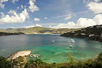 Pacquereau Bay, Saint-Thomas.