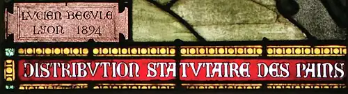 Signature en cartouche.Saint-Nizier de Lyon - 1894