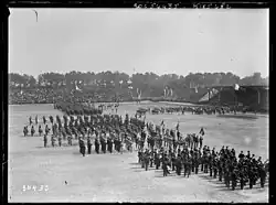 Inauguration du stade Pershing dans le bois de Vincennes à Paris, le 22 juin 1919.