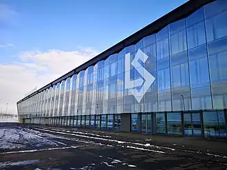 Vue extérieure de la tribune A