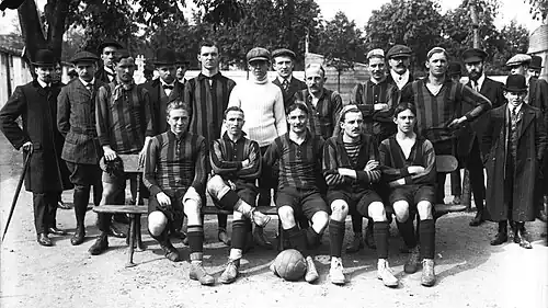 Photo d'une équipe de football