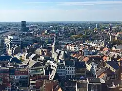 Panorama d'Hasselt le chef-lieu de la province.