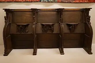 stalles de l'abbaye Saint-Lucien de Beauvais,