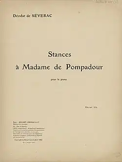Image illustrative de l’article Stances à Madame de Pompadour