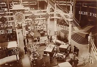 Stand Grégoire, au Salon de l'Automobile de 1910.