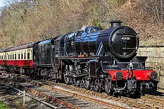 La 45428 sur le North Yorkshire Moors Railway.
