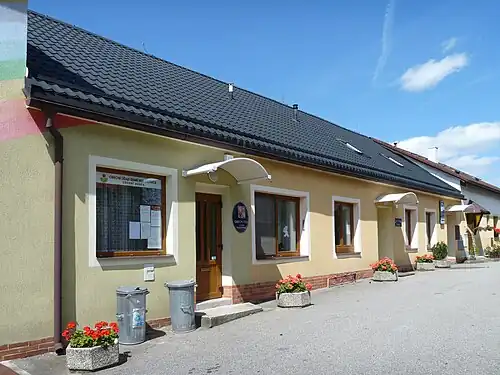 Nové Hodějovice : la mairie.