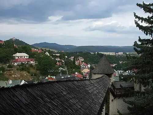 La vue du Calvaire à partir du Vieux Château