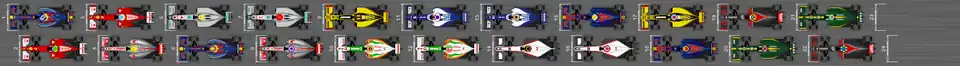 Schéma de la grille de départ du Grand Prix