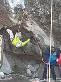 Dry-tooling sur section déversante