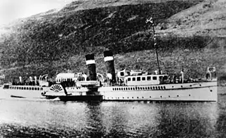 bateau à roues à aubes Jeanie Deans.