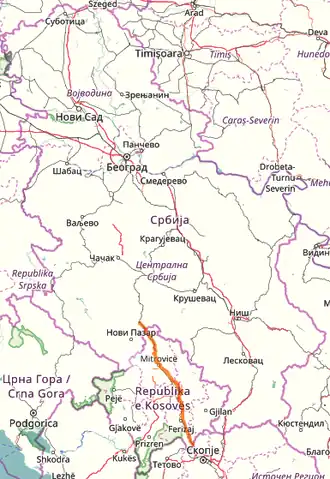 Image illustrative de l’article Route magistrale 31 (Serbie)