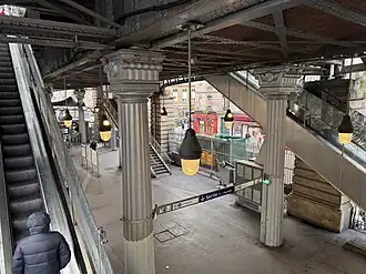 Le même espace commun, vu en direction de l'est.