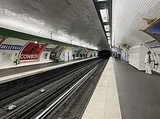 Vue des quais vers l'actuelle direction Rosny-Bois-Perrier.