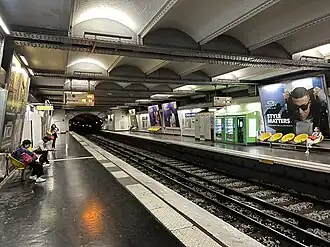 Les quais vus en direction de Gare d'Austerlitz.