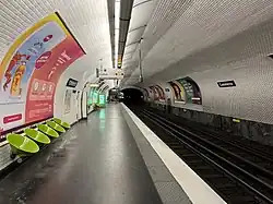 La demi-station nord, desservie en direction de Pointe du Lac.