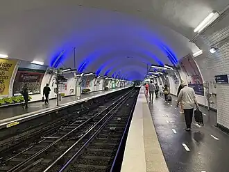 L'extrémité orientale des quais de la ligne 3.