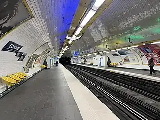 Les quais vus en direction de Châtelet.