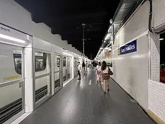 Image illustrative de l’article Les Halles (métro de Paris)