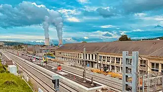 Nouveaux quais en construction (2021).