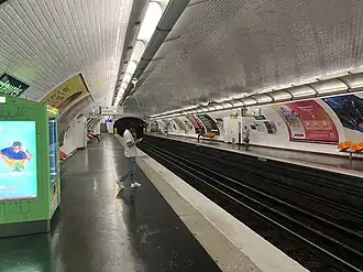 Les quais vus en direction de Pré-Saint-Gervais.