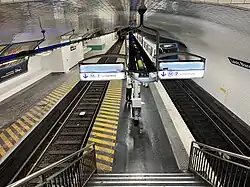 Quais de la ligne 7 en direction de La Courneuve.