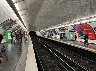 Les quais vus en direction de Bobigny - Pablo Picasso.