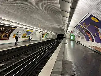 Les quais vus en direction de Pont de Levallois - Bécon.
