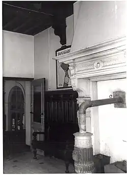 Ancienne salle d'attente.