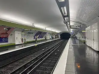 Les quais vus en direction de Pont de Levallois - Bécon.