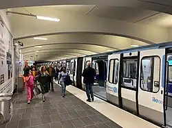 La station Rosny-Bois-Perrier (métro ligne 11)