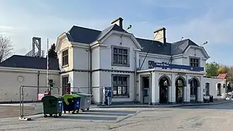 Bâtiment de la gare en 2023.