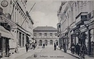 Vue depuis la Rue de la Station.