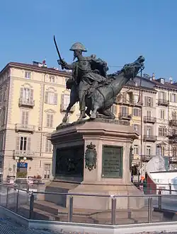 Statue de Ferdinand de Savoie (Piazza Solferino, Turin)