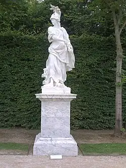 Achille à Scyros de Philibert Vigier (Jardin de Versailles).