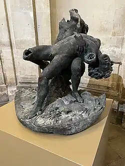 Photographie prise en 2021 du groupe statuaire