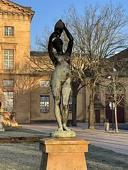 Naïade (1847), Esplanade de Metz.