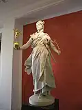 Statue d'une Marianne dans le bureau de poste de l'assemblée.