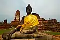 Statue de Bouddha, Wat Mahathat d'Ayutthaya