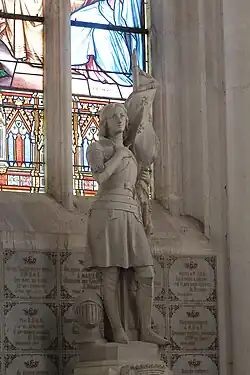 Statue de Jeanne d'Arc.
