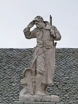 Le Salut au héros (1922), Nasbinals.