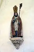 La statue de Saint-Martin, évêque.