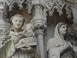 Statue de saint Antoine de Padoue.